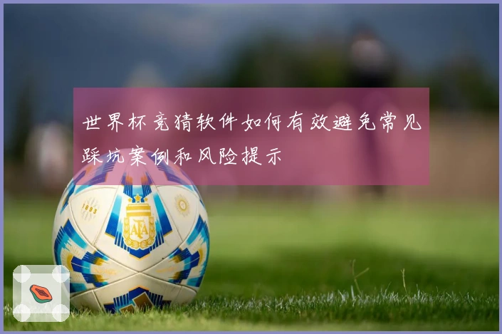 世界杯竞猜软件如何有效避免常见踩坑案例和风险提示